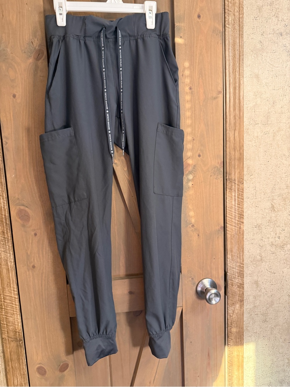Beyond Scrubs Gray scrubs with Drawstring Waist